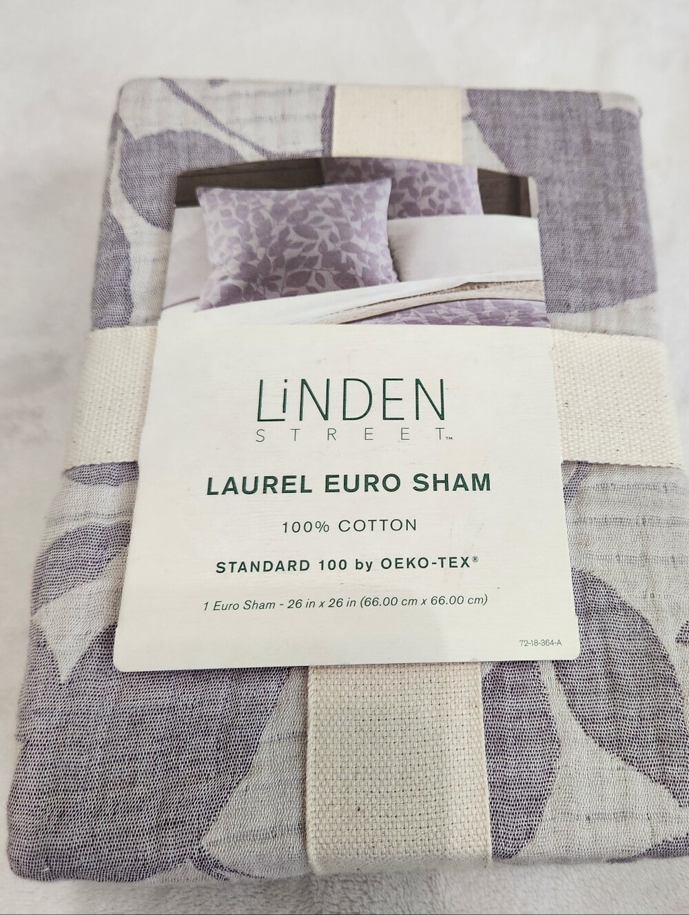 NWT Linden Street Laurel Euro Sham
